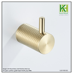 Show details for Hanger with Round Base, Gold Stainless Steel 304 Picture of Hanger with Round Base, Gold Stainless Steel 304